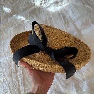 Helen Kaminski Natural Tan Woven Straw Hat